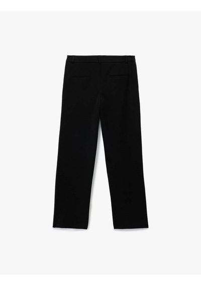Koton Slim Fit Cep Detaylı Cigarette Siyah Kadın Pantolon 7wak40019pw