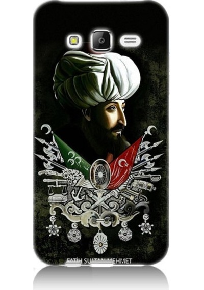 Samsung Galaxy J7 Uyumlu Fatih Sultan Mehmet Han Desenli Silikon Kılıf