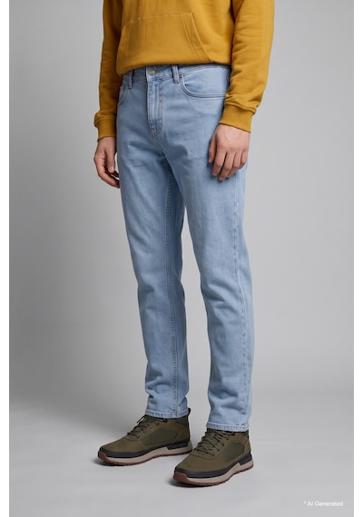 Defacto Sergıo Regular Fit Normal Bel Boru Paça Jean Pantolon H5828ax26aunm39 Mavi-nm39