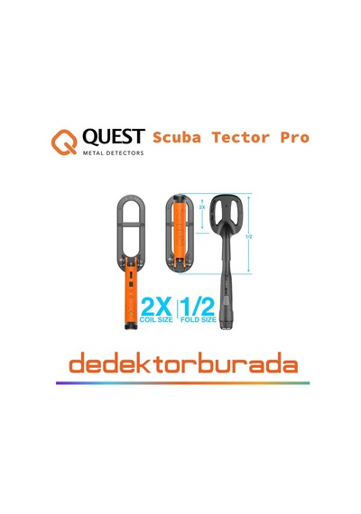 Scuba Tector Pro Su Altı Dedektörü&Sahil Arama Dedektörü - Arama