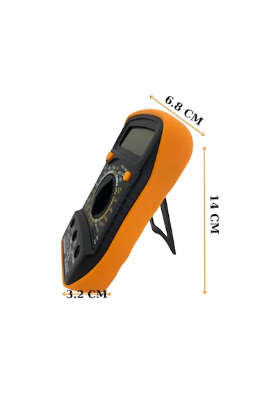 Xl830l Dijital Multimetre Led Ekranlı Avometre Mini Ölçü Aleti 9v