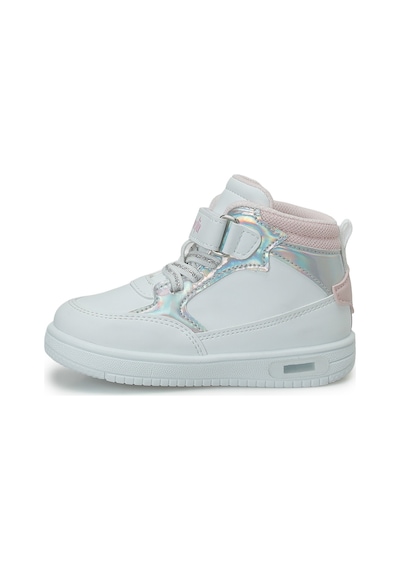 Kinetix Drep Hı B Beyaz Kız Çocuk High Sneaker Beyaz-a Pembe