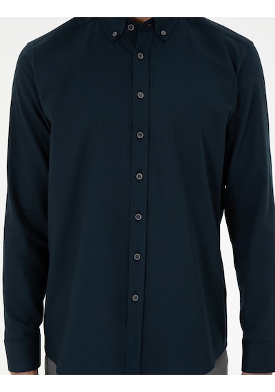 Pierre Cardin Erkek Lacivert Gömlek Desenli 50292553-vr033 Lacivert