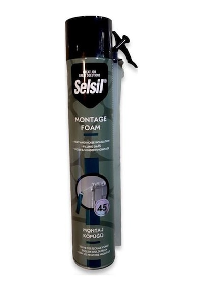 Selsil Pu Poliüratan Montaj Köpüğü 750 ml 845 gr