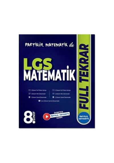 Partikül Matematik İle 8. Sınıf Lgs Matematik Full Tekrar Tonguç Yayınları