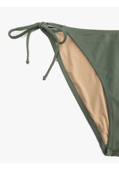 Koton Astarlı Yanları İpli Bikini Altı Haki 5sak00043mm Haki