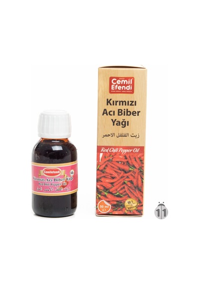 Cemilefendi Kırmızı Acı Biber Yağı 50 ML