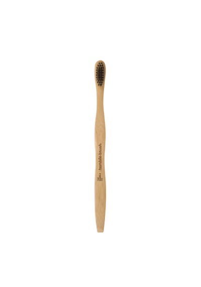 Humble Brush Adult Black - Medium Siyah Yetişkin Bambu Diş Fırçası Medium Orta Siyah