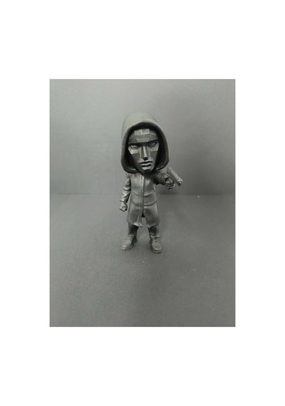 3d Squid Game Front Man Yönetici 15 Cm Boyanmış Dekoratif - Hediyelik Figür