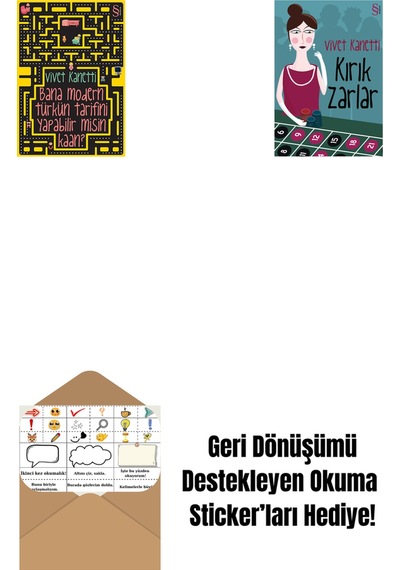 Bana Modern Türkün Tarifini Yapabilir Misin Kaan + Kırık Zarlar + Okuma Sticker'ları