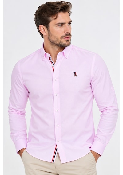 G974 Dewberry Erkek Gömlek-açık Pembe-1