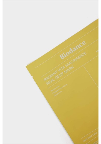 Defacto Biodance Radiant Vita Niacinamide Real Deep Maske 34gr – Koyu Leke Karşıtı & Cilt Parlatıcı Yüz Maskesi F7939AXNS