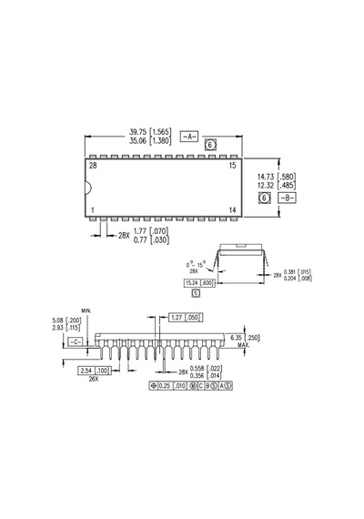 Ir2130pbf Mosfet Sürücü Entegresi Dip-28