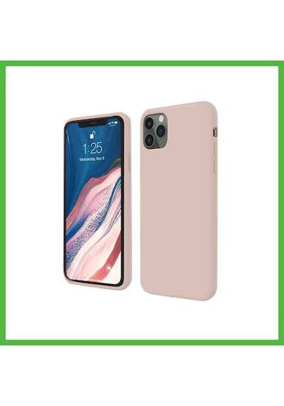 Vaveni İphone 11 Pro Kılıf First Silikon - Rose Gold Arz