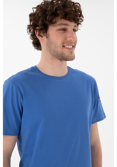 U.S. Polo Assn. Erkek Regular Fit Bisiklet Yaka İndigo Basic Tişört 50305985-VR028