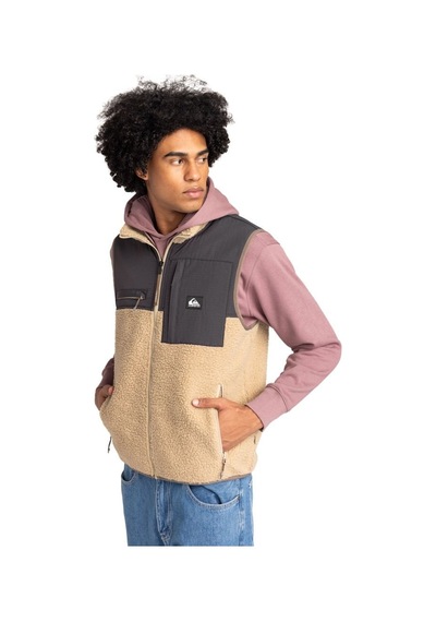 Quiksilver Shallow Water Erkek Polar Yelek Quıksılver053 Bej/siyah Bej - Siyah