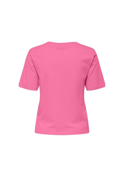 Only Jdy Jdyrex Kadın V Yaka Bluz Kısa Kollu Günlük Pembe