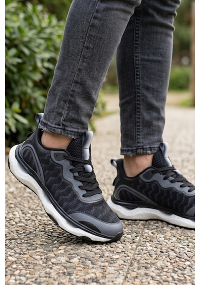 In Step Stealth-knit Runner Siyah-gri Erkek Spor Ayakkabı Siyah Gri