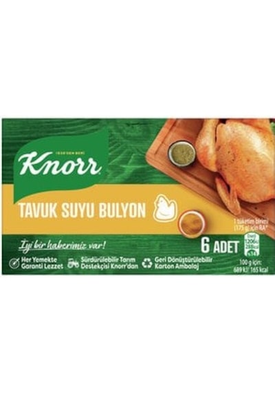 Knorr Tavuk Bulyon 6'lı 60 Gr X 6 Adet