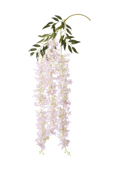 Yapay Çiçek Sarkan 4 Dallı Akasya 70cm PUDRA PEMBE