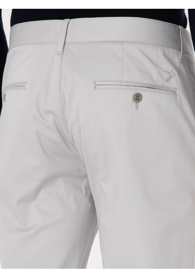 Cacharel Açık Gri Slim Fit Pamuk Karışımlı Kanvas Pantolon Cacharel Açık Gri Slim Fit Pamuk Karışımlı Kanvas Pantolon