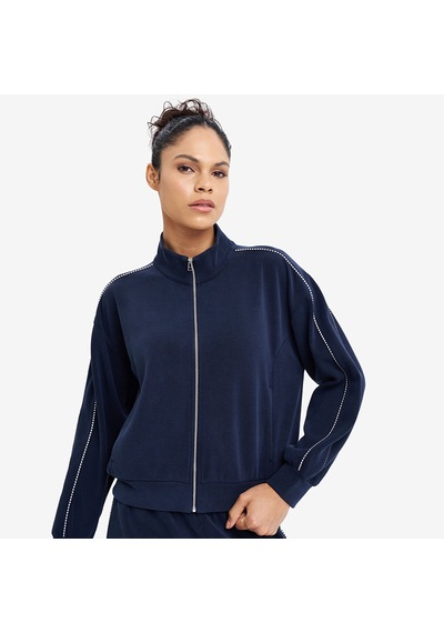 Lescon Lacivert Kadın Fermuarlı Sweatshirt 26n-2113