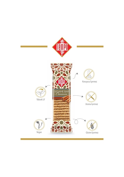 Tarçınlı Susam Krokan 45 G X 12 Adet