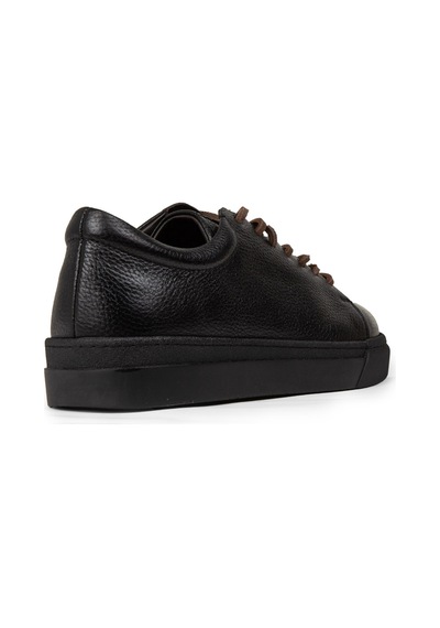 Deery Erkek Hakiki Deri Siyah Sneaker Ayakkabı - 02004msyhc01 Siyah
