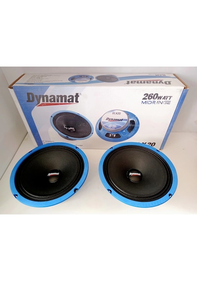 Dynamat 20 Cm Midrange Dynamat Blx20 260w Maksimum 100w Rms Midrange 20cm 1 Takım