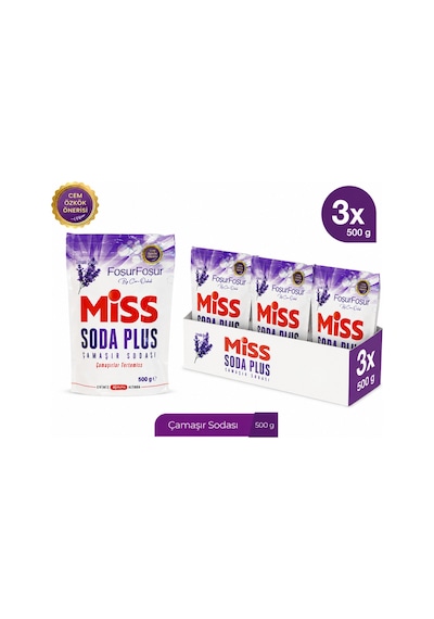 Miss Soda Plus Lavanta 500 Gr 3 Adet