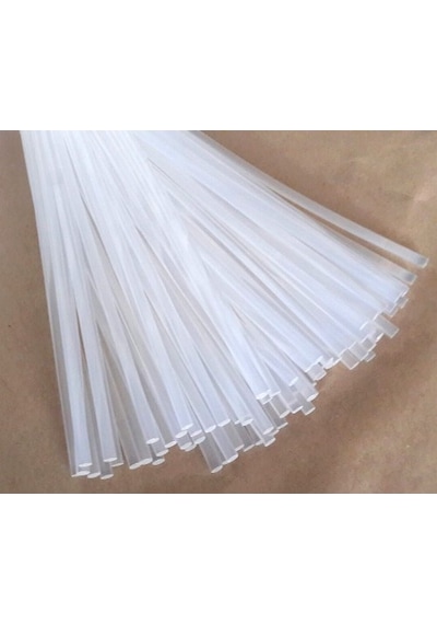 Sıcak Kalın Mum Silikon Tabancası 100 Watt Anahtarlı 1 Kg Mumla Beyaz