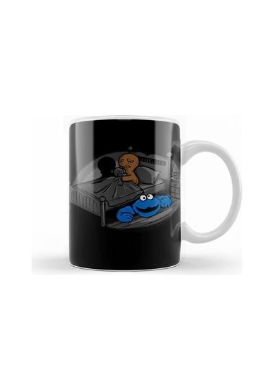 Cookie Monster Kurabiye Canavarı Öcü Korku Kupa Bardak Porselen Karışık