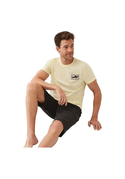 Arnetta Ar3672-s Erkek Şortlu Pijama Takımı Yeşil - 929052631 Yeşil - 929052631 Yeşil