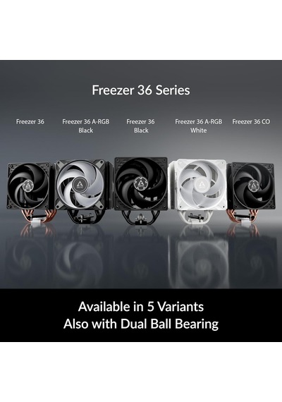 Freezer 36 Duo Argb Intel/amd Uyumlu, 4x Isı Borulu, 2x12cm Pwm Fanlı Beyaz İşlemci Soğutucu Ar-acfre00125a