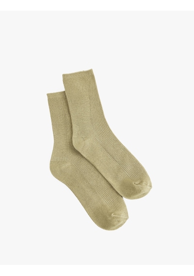 Koton Viskon Soket Bambu Çorap Yeşil 6sak80518aa Yeşil