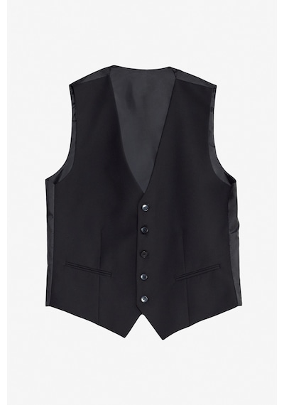 AC&Co / Altınyıldız Classics Erkek Sıyah Slim Fit Dar Kesim Kırlangıç Yaka Kapak Cepli Yelekli Takım Elbise Siyah AC&Co / Altınyıldız Classics Erkek Sıyah Slim Fit Dar Kesim Kırlangıç Yaka Kapak Cepli Yelekli Takım Elbise Siyah