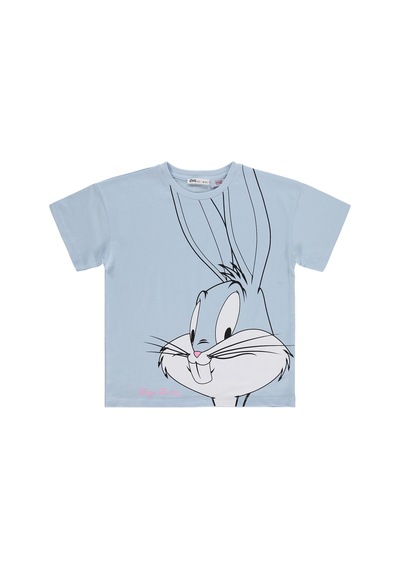 Bugs Bunny 10-13 Yaş Tişört - Mavi Gökyüzü Mavisi
