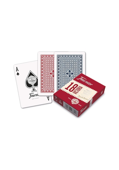 Poker Oyun Kartları Nº 18, Standart Endeks, Kırmızı Veya Mavi