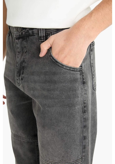 Defacto Relax Fit Yırtık Detaylı Jean Pantolon E8420ax25aunm40 Siyah