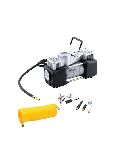 Proter Pr 265 P2 Lastik Şişirme Kompresörü Çift Pistonlu 12v 150 Psi