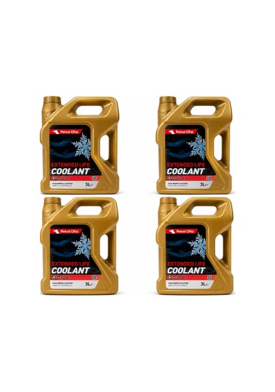 Petrol Ofisi Antifriz Extendet Life Coolant Organik 4 X 3 Litre