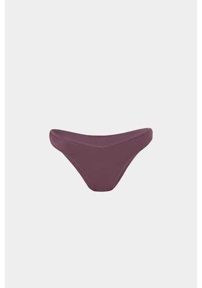 Açelyaokcu Premium Luna Slim Fit Kadın Bikini Altı Mürdüm