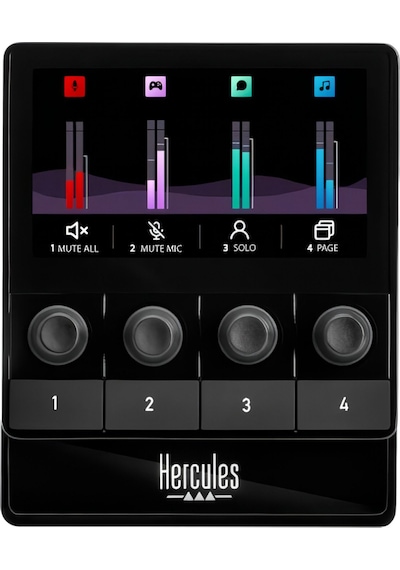 Hercules Stream 100 Gerçek Zamanlı Olarak Canlı Yayınları Yönetmek İçin Sezgisel Ses Kontrol Ünitesi