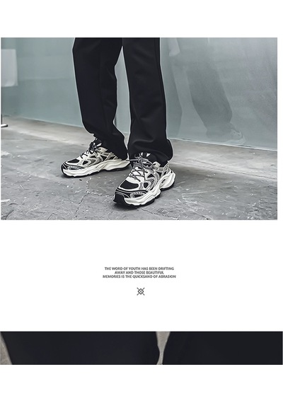 Erkek Kalın Tabanlı Sneaker Siyah