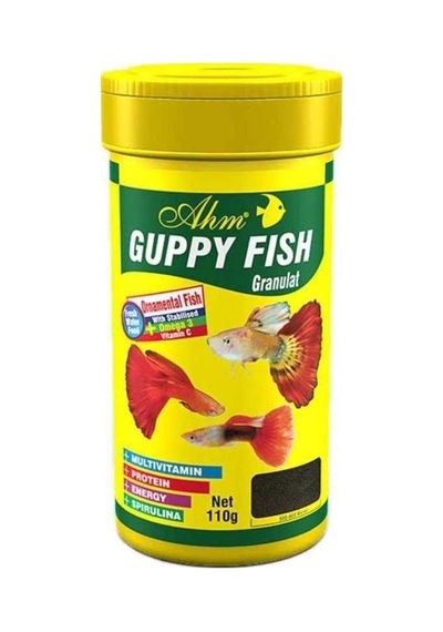 Ahm Guppy Granul Food 100 Ml Balık Yemi