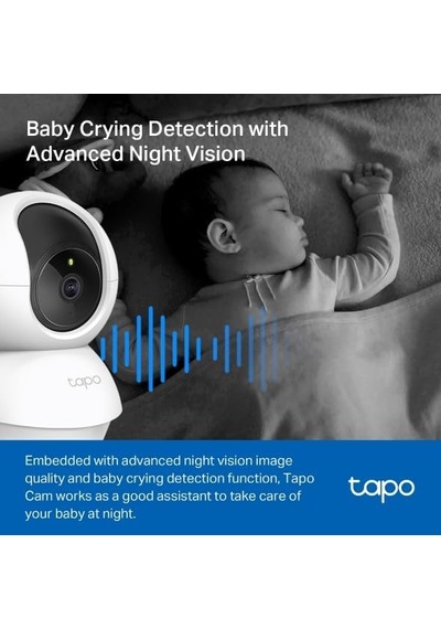 Tp-link Tapo 2k Bebek Monitörü Panorama/eğilebilir Güvenlik Kamerası, Hareket Algılamalı Köpek Kamerası, İki Y Genel
