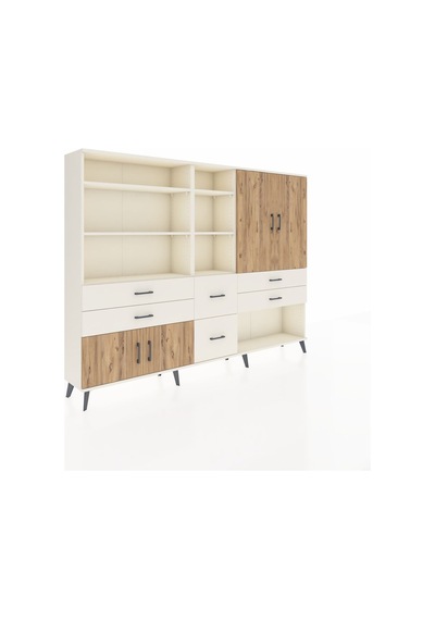 Arges Dolap 10 Raflı 6 Çekmeceli 4 Kapaklı 220x30x163 Aytaşı-çam/ Aytaşı-çam/aytaşı Arges Dolap 10 Raflı 6 Çekmeceli 4 Kapaklı 220x30x163 Aytaşı-çam/ Aytaşı-çam/aytaşı