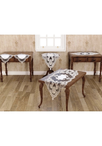 Tropik Home 5 Parça Salon Takımı (1158-8 Krem)