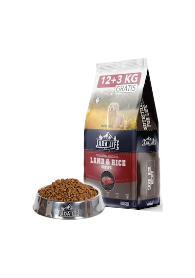 Jadawa Jada Life Adult Dog Food/yetişkin Köpek Maması With Lamb&rice/kuzu Pirinç 15 Kg