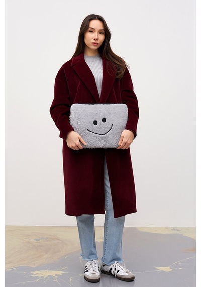Mussen Smile Laptop Kılıfı 13" & 14" İnç Uyumlu Duman